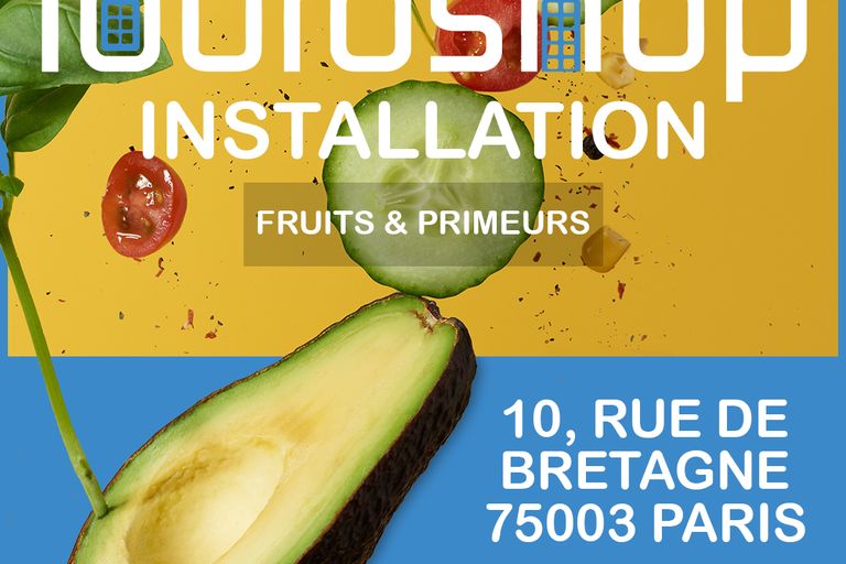 Installation d'un Fruits & Primeur Rue de Bretagne dans le 3ème arrondissement de Paris 